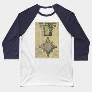 Five Orders of Architecture by Vignola Baseball T-Shirt